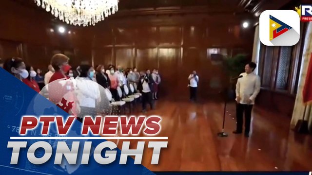 Pres. Marcos Jr. recognizes efforts of barangay health workers in meet and greet event with BHW Party-list