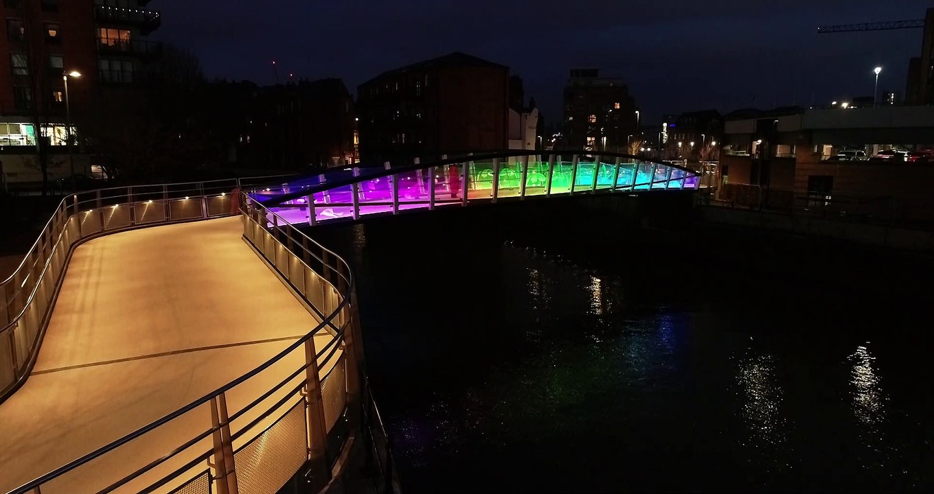 New David Oluwale Bridge officially opens in Leeds