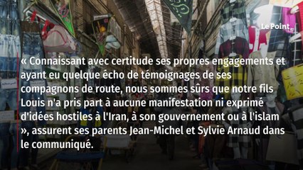 Louis Arnaud, touriste français emprisonné en Iran depuis 4 mois