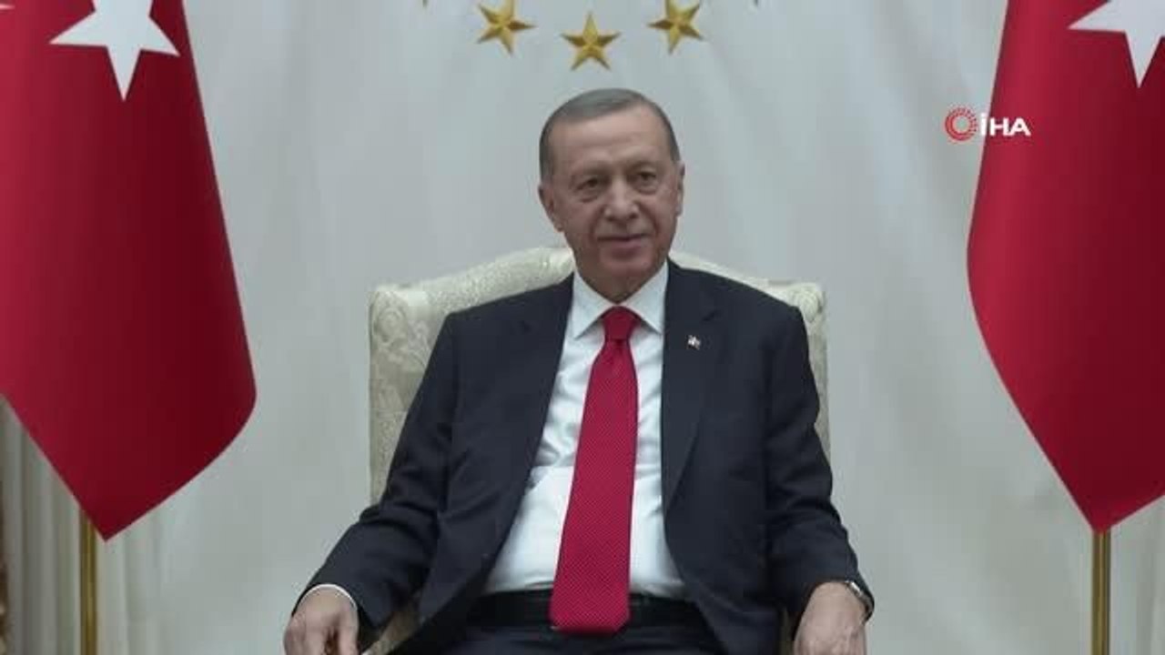 Cumhurbaşkanı Erdoğan, Sırbistan Başbakan Birinci Yardımcısı ve Dışişleri Bakanı Dacic'i kabul etti