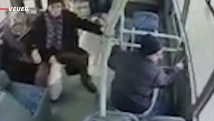 This Bus Flew Into a Lake as Passengers Panic