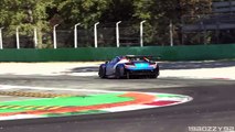 Honda NSX GT3 Evo22 in action at Monza Circuit Start Up- Accelerations - Sound-