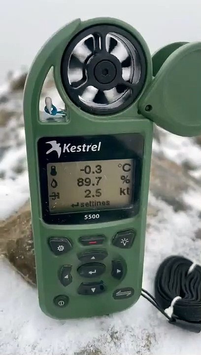 Sub-zero temperature on Jebel Shams in Oman