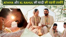 Athiya Shetty And KL Rahul Wedding Pics Out Suniel Shetty Distributes Sweets