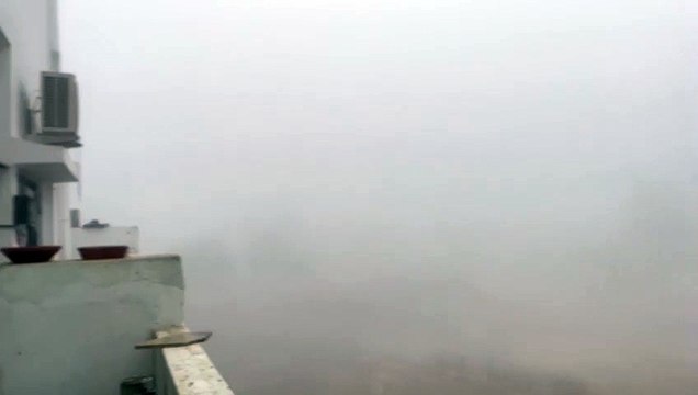 जिले में 11 बजे तक छाया रहा कोहरा, सर्दी से छूटी धूजणी