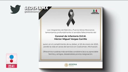 Matan al coronel Héctor Miguel Vargas Carrillo en una emboscada