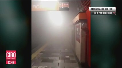 Desalojan a 700 personas del Metro por acumulación de humo