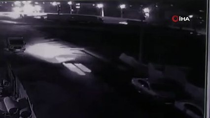 1 polisin şehit olduğu 5 kişinin yaralandığı kaza güvenlik kamerasına yansıdı