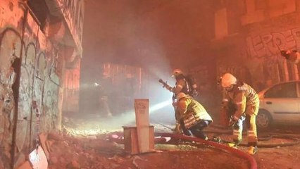 Karaköy'deki Ermeni Kilisesi lojmanında yangın