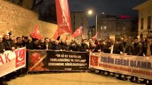 İSTANBUL REFAH PARTİSİ GENÇLİK KOLLARI İSVEÇ'TE KUR'AN-I KERİM YAKILMASINI PROTESTO ETTİ