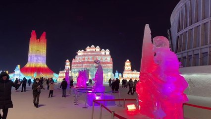 Harbin Kar ve Buz Dünyası, Yabancı Ziyaretçileri Kendine Çekiyor