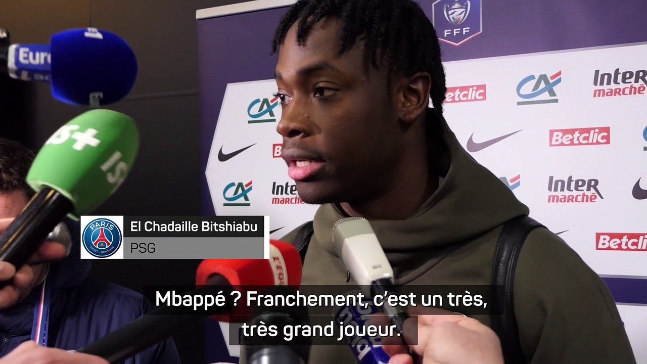 El Chadaille Bitshiabu : "Mbappé ? Un très, très grand joueur"