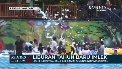 Libur Imlek Wahana Air Ramai Dikunjungi Wisatawan