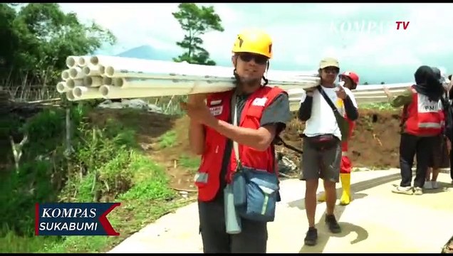 Atasi Krisis Air Pasca Gempa Cianjur PMI Bangun Pipanisasi