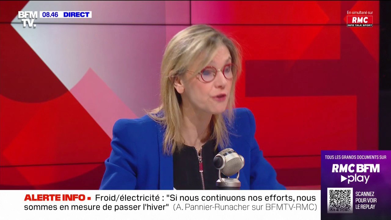 Plafonnement du prix de l'électricité pour les entreprises: Agnès Pannier-Runacher rappelle qu'il faut "cocher une case" dans l'espace client du fournisseur d'électricité