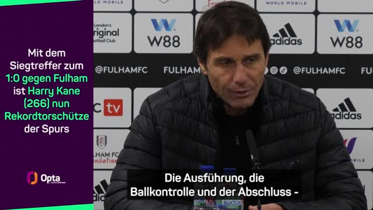 Conte nach Kane-Rekord: 'Er spielte mit Fieber'