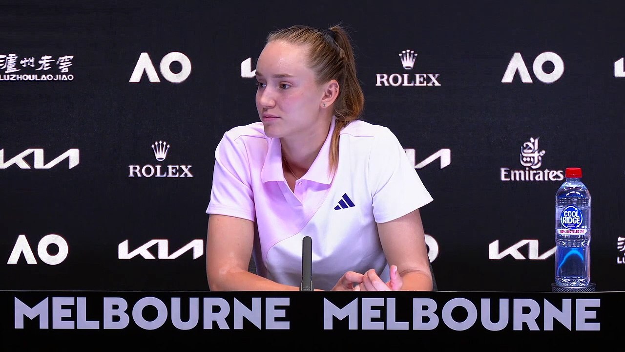 Open d'Australie 2023 - Elena Rybakina : "Now the title seems already close. It's still I'm trying to focus just on one match