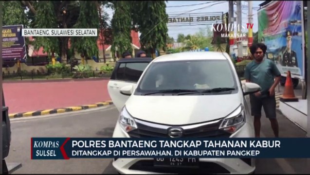 Polres Bantaeng Tangkap Tahanan Kabur