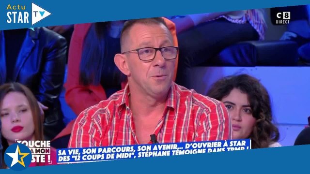 Un cancre à l'école : tout juste éliminé des 12 coups de midi, Stéphane se livre sur le plateau de
