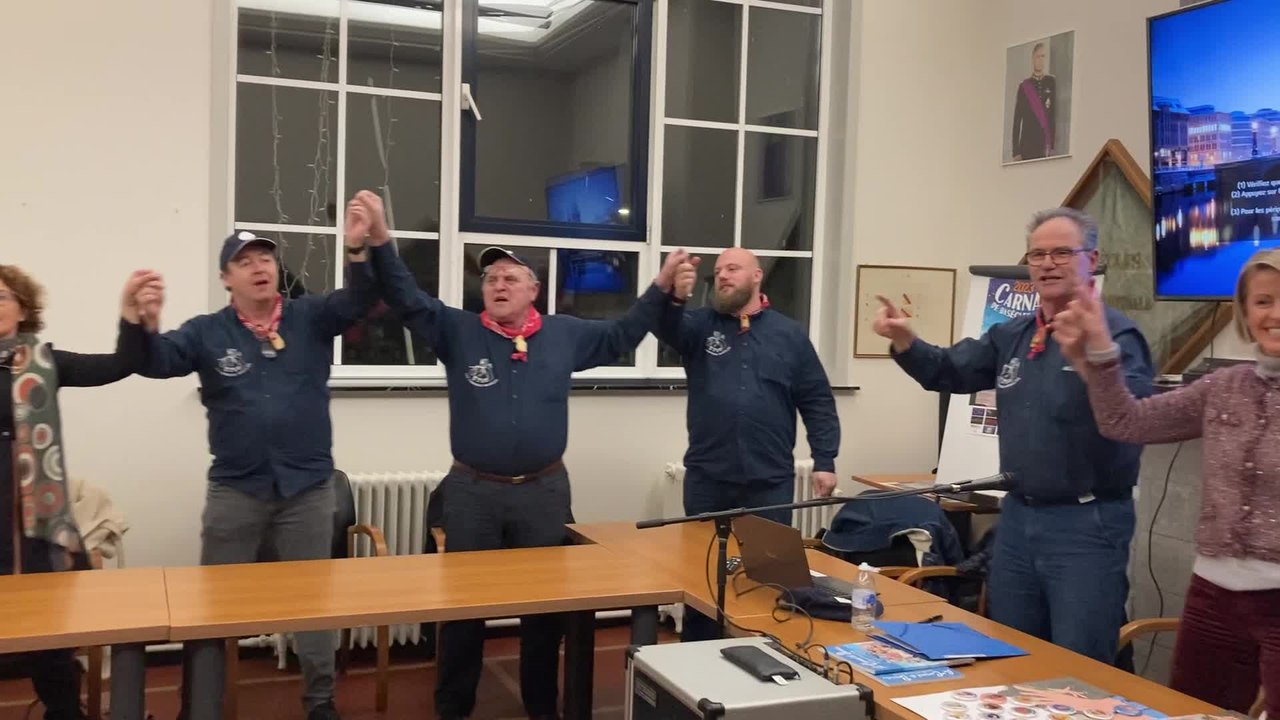 Ambiance de fête avant le carnaval de Basècles