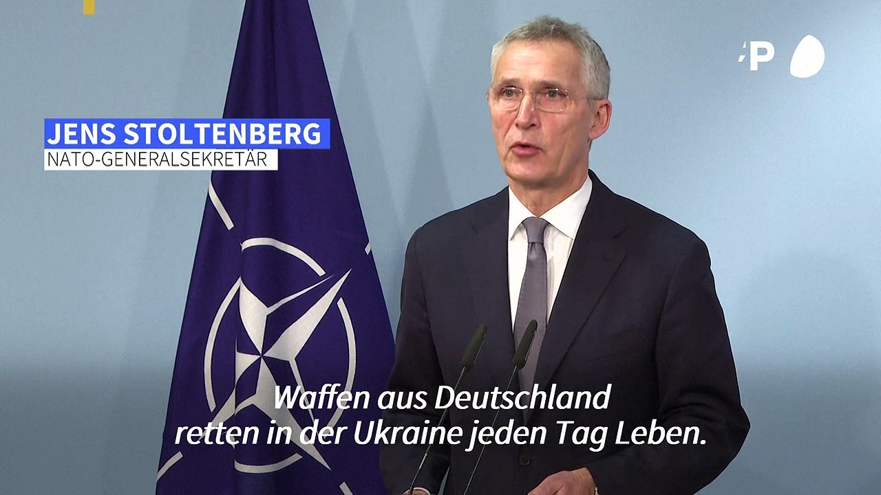Stoltenberg: Deutsche Waffen retten jeden Tag Leben