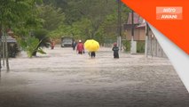 Banjir | Kawasan kediaman Kota Tinggi dinaiki air