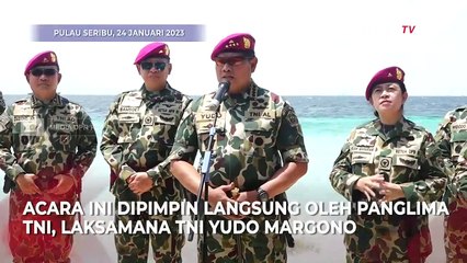 Ikut Simulasi Perang, Puan Maharani Diangkat jadi Warga Kehormatan Marinir