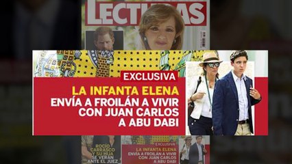 La Infanta Elena vuelve al trabajo tras ayudar a Froilán a instalarse en Abu Dabi