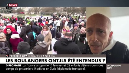 Colère d’un boulanger ce matin dans "Morandini Live" après la manifestation d’hier à Paris: "Bruno Le Maire ne nous a pas reçus. Il y a du mépris et une volonté de ne pas nous entendre" - VIDEO