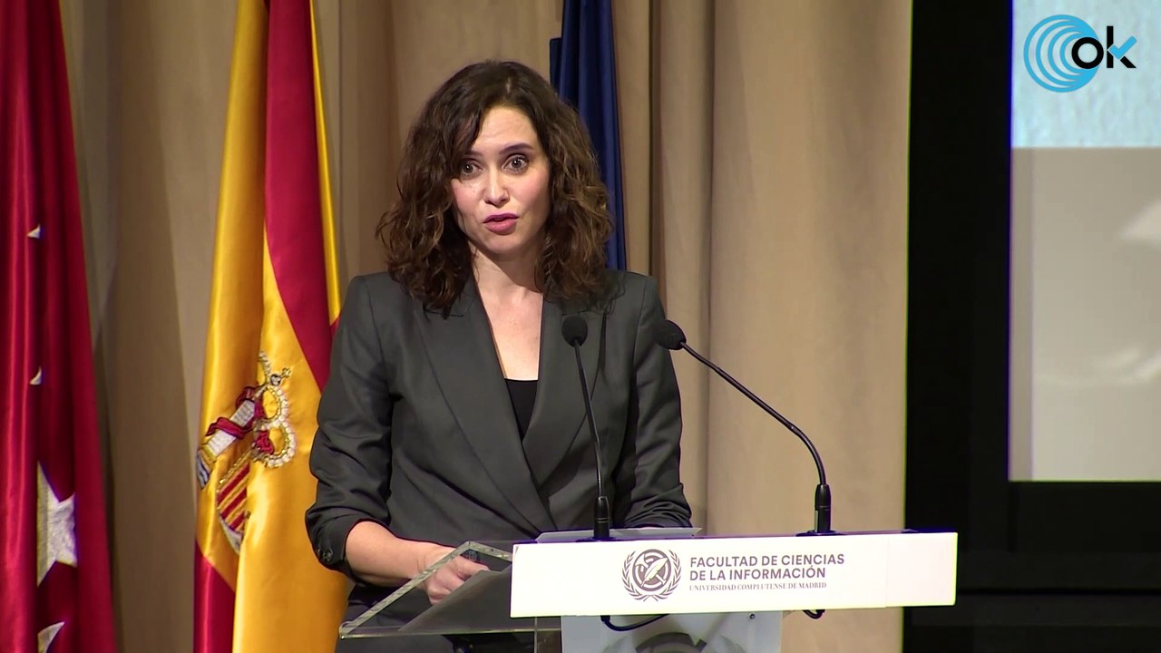 Ayuso desafía los escraches de la ultraizquierda: «Seguiré viniendo a la Complutense toda mi vida»