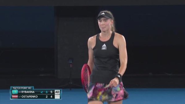 Rybakina dispatches Ostapenko to reach maiden Australian Open semi