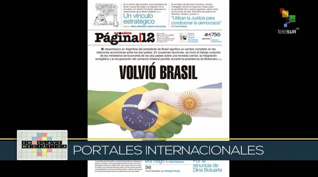 Enclave Mediática 24-01: Brasil y Argentina retoman vínculos de cooperación