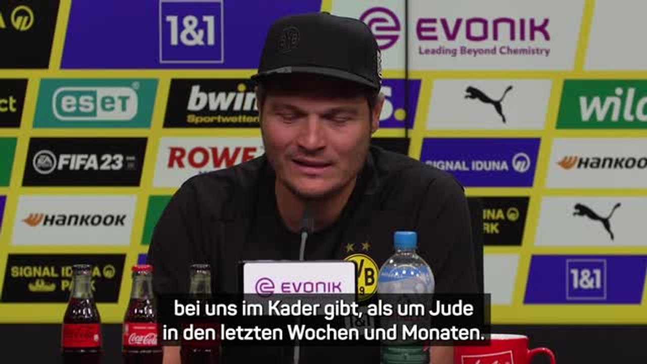 Terzic: bellingham "werden wir vermissen"