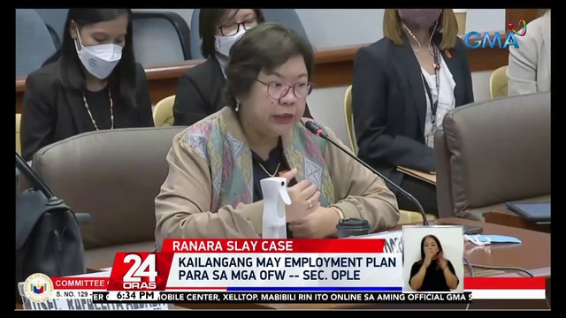 Ranara, hinalay at nabuntis ng anak ng employer bago sinagasaan at sinunog ayon sa mga ulat Sen. Estrada | 24 Oras