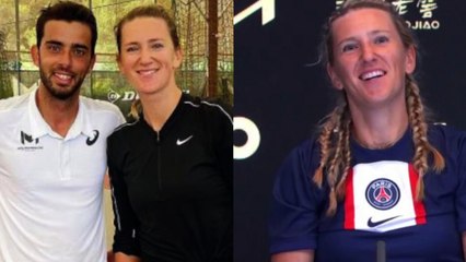 Open d'Australie 2023 - Maxime Tchoutakian, le coach de Victoria Azarenka : "Vika est fan du PSG et moi, je suis supporter de l'OM"