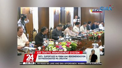 DOTr: suportado ni PBBM ang rekomendasyon sa pagsasaayos ng CNS/ATM | 24 Oras