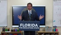 DeSantis explains why he banned African-American history course from contradictory podium