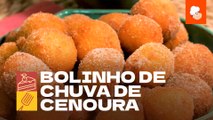 Bolinho de Chuva de Cenoura