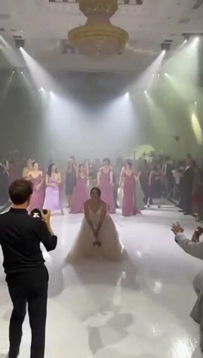 Bride Has Bad Aim