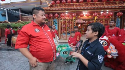 Spesial Imlek, Adhiyat Kepoin Kegiatan di Kelenteng Hok Lay Kiong!