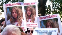 Concentración por los 14 años del crimen de Marta del Castillo