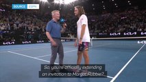Tsitsipas invites Margot Robbie to Australian Open semi-final