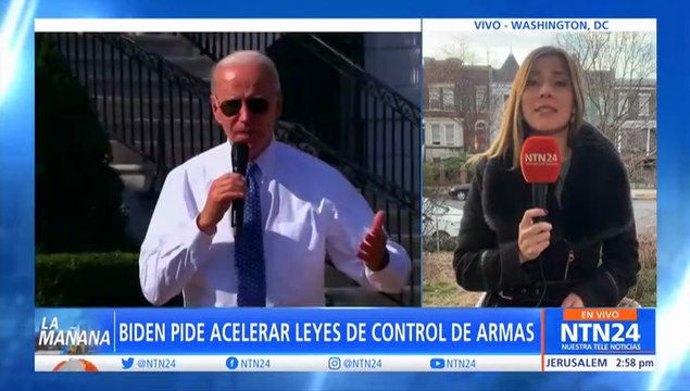 Biden solicitó al Congreso de EE.UU. acelerar la aprobación de leyes para el control de armas