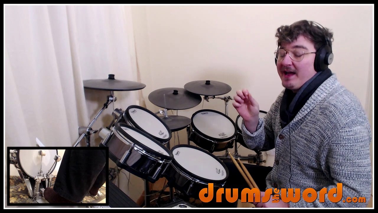 ★ Somewhere Down The Crazy River (Manu Katche) ★ FREE Video Drum Lesson | How To Play BEAT