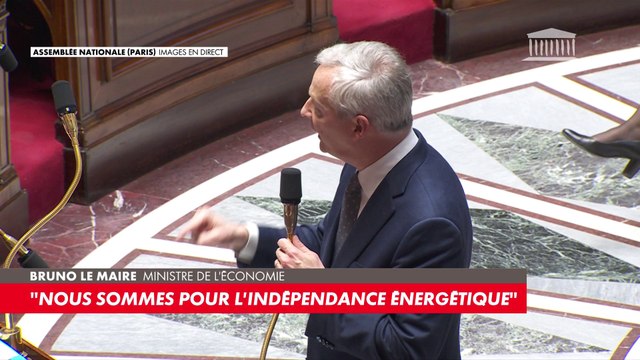 Bruno Le Maire sur la hausse des prix de l’énergie : «Nous sommes pour l’indépendance énergétique»