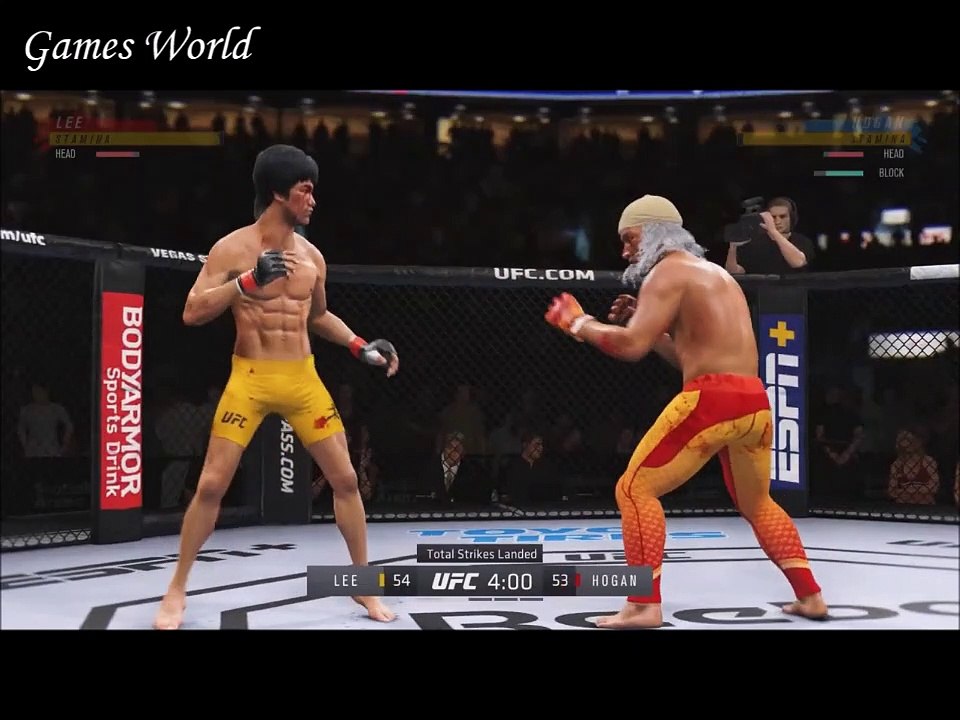 Bruce Lee Vs Hulk Hogan - Best Game Fight