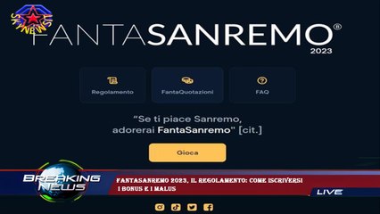 FantaSanremo 2023, il regolamento: come iscriversi  i bonus e i malus