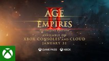 Tráiler de lanzamiento de Age of Empires II: Definitive Edition para consolas