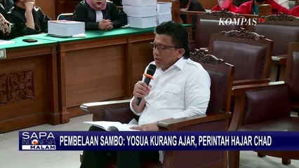Pembelaan Sambo: Saya Panggil Yosua untuk Mengkonfirmasi soal Pelecehan