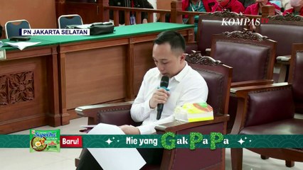 Download Video: Momen Ricky Rizal Menangis saat Bacakan Nota Pembelaan